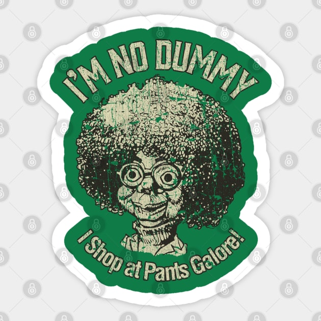 I Shop at Pants Galore 1975 Sticker by JCD666